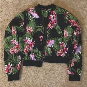 Forever 21 Floral Bomber